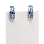 2 SOROS BABA ezüst fülbevaló - kék (fél éves kortól 4 éves korig)