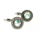 GÖRÖG kapcsos fülbevaló - 14 mm (ultra light turquoise)
