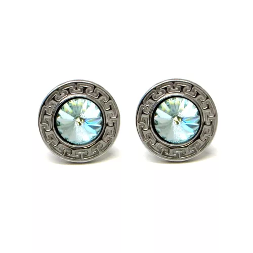 GÖRÖG fülbevaló - 14 mm (ultra light turquoise)