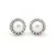 PEARL STELLA ezüst bedugós fülbevaló (8 mm)