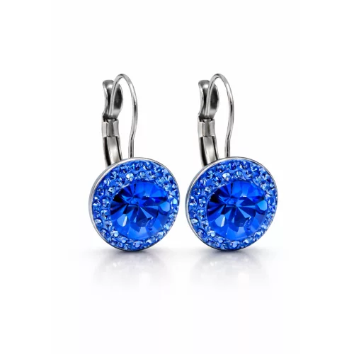 APHRODITE kapcsos fülbevaló - 12 mm (sapphire)