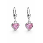 ROSA CUORE ezüst fülbevaló - 25 mm