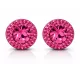 APHRODITÉ bedugós fülbevaló - 14 mm (rose)