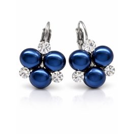 ÓRIÁS TRIPLA kapcsos fülbevaló - 16 mm (blue effect)