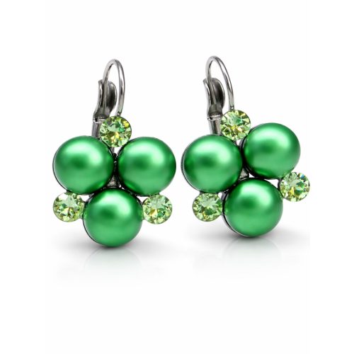 ÓRIÁS TRIPLA kapcsos fülbevaló - 16 mm (eden green)