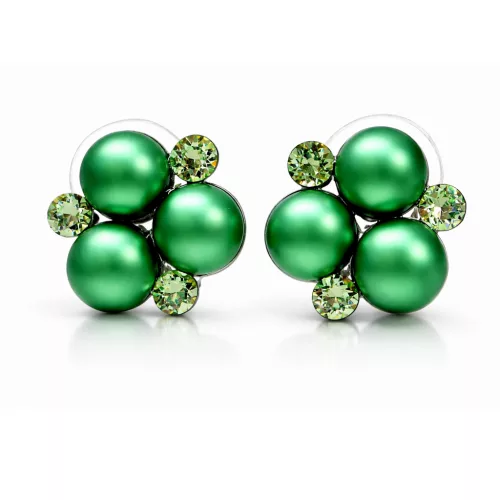 ÓRIÁS TRIPLA bedugós fülbevaló - 16 mm (eden green)