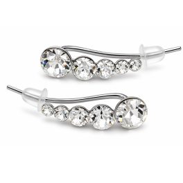   LINEA SHINE bedugós fülbevaló - 5 az 1-ben - (crystal fehér)