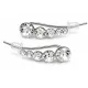 LINEA SHINE bedugós fülbevaló - 5 az 1-ben - (crystal fehér)