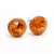 APHRODITE bedugós fülbevaló - 12 mm (tangerine narancs)