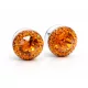 APHRODITE bedugós fülbevaló - 12 mm (tangerine narancs)