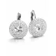 ÓRIÁS APHRODITÉ kapcsos fülbevaló - 18 mm (crystal fehér)