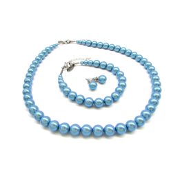 ELEGANCIA GYÖNGY SZETT - állítható (pearlescent blue)