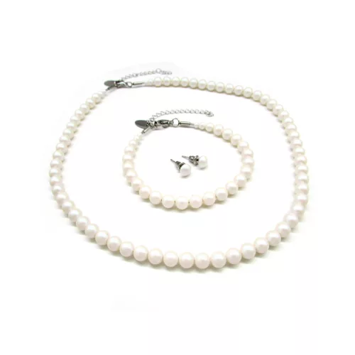 ELEGANCIA GYÖNGY SZETT - állítható (cream pearl)