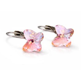   PILLANGÓ kapcsos fülbevaló - aurore rose (5 éves kortól tinédzser korig)
