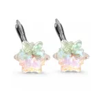 HÓPEHELY kapcsos fülbevaló - 14 mm (crystal aurore)