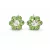 KIS VIRÁG fülbevaló (peridot)
