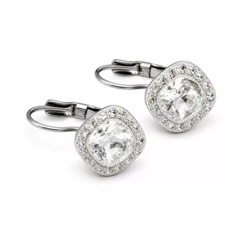 APHRODITÉ PÁRNA kapcsos fülbevaló -12 mm (crystal fehér)