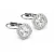 APHRODITÉ PÁRNA kapcsos fülbevaló -12 mm (crystal fehér)
