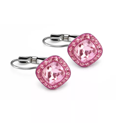 APHRODITÉ PÁRNA kapcsos fülbevaló -12 mm (light rose)
