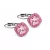 APHRODITÉ PÁRNA kapcsos fülbevaló -12 mm (light rose)