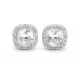 APHRODITÉ PÁRNA bedugós fülbevaló -12 mm (crystal fehér)
