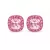 APHRODITÉ PÁRNA bedugós fülbevaló -12 mm (light rose)