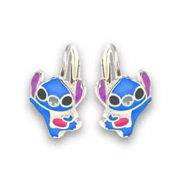 STITCH ezüst fülbevaló (4 éves kortól 10 éves korig)