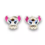 STITCH ezüst bedugós fülbevaló (4 éves kortól 10 éves korig)
