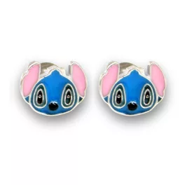   STITCH ezüst bedugós fülbevaló (4 éves kortól 10 éves korig)