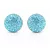 HÉRA bedugós fülbevaló - 14 mm (light turquoise)