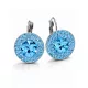 ÓRIÁS APHRODITÉ kapcsos fülbevaló - 18 mm (aquamarine)