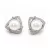 LUNA PEARL ezüst bedugós fülbevaló - 10 mm