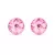VENUS fülbevaló - 8 mm (soft pink)