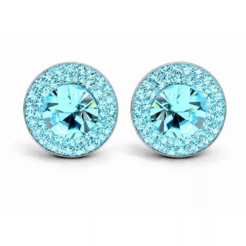 APHRODITÉ bedugós fülbevaló - 14 mm (light turquoise)