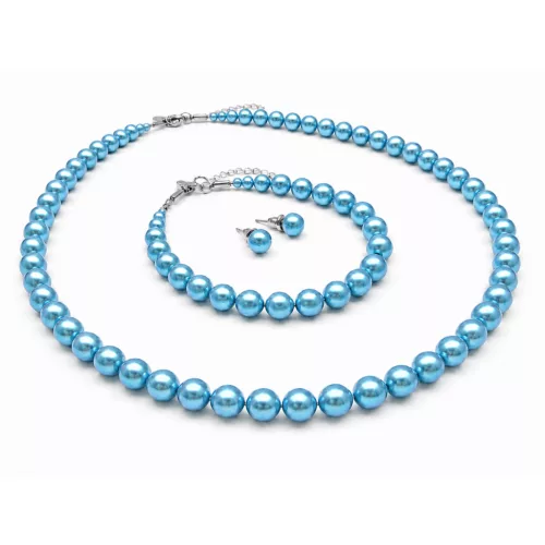 ELEGANCIA GYÖNGY SZETT - állítható (pearlescent blue)