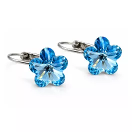 JÁZMIN kapcsos fülbevaló - aquamarine (5 éves kortól)