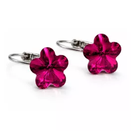 JÁZMIN kapcsos fülbevaló - fuchsia lila (5 éves kortól)