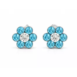 PICI VIRÁG fülbevaló - light turquoise (2 éves kortól)