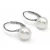 PURE PEARL ezüst fülbevaló - 20 mm