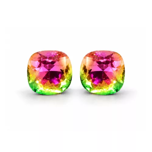 Kis Párna fülbevaló - 8 mm (vitrail rose)