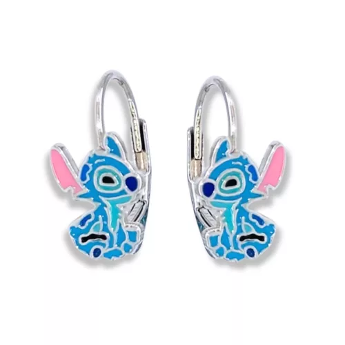 STITCH ezüst fülbevaló (4 éves kortól tinédzser korig)