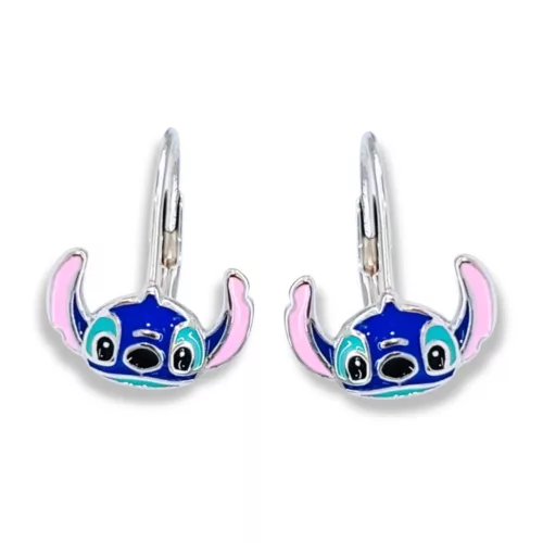 STITCH ezüst fülbevaló (4 éves kortól tinédzser korig)