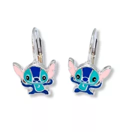 STITCH ezüst fülbevaló (4 éves kortól tinédzser korig)
