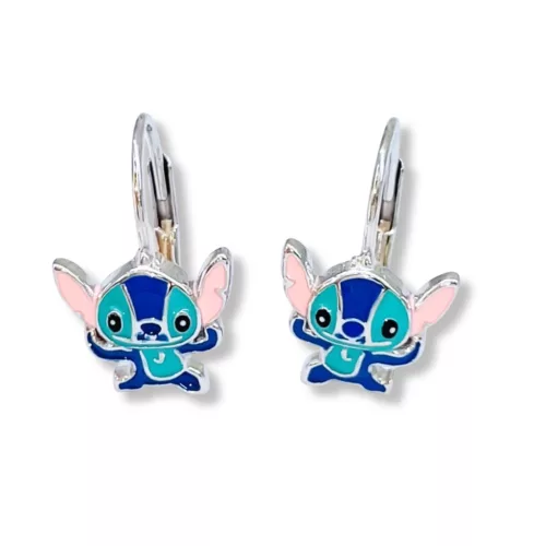 STITCH ezüst fülbevaló (4 éves kortól tinédzser korig)