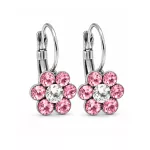 VIRÁG kapcsos fülbevaló - 12 mm (light rose) felnőtt méret