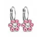 VIRÁG kapcsos fülbevaló - 12 mm (light rose) felnőtt méret