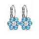 VIRÁG kapcsos fülbevaló - 12 mm (aquamarine) felnőtt méret