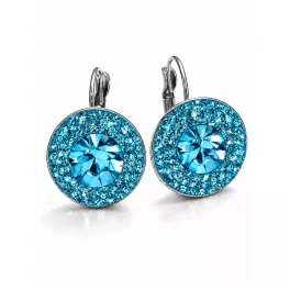   ÓRIÁS APHRODITÉ kapcsos fülbevaló - 18 mm (light turquoise)