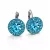 ÓRIÁS APHRODITÉ kapcsos fülbevaló - 18 mm (light turquoise)