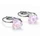 SZÍVECSKE kapcsos fülbevaló - rose water opal (4 éves kortól)